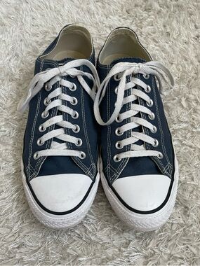 Converse All Star Chuck Taylor Low Top Sneakers Navy Blue